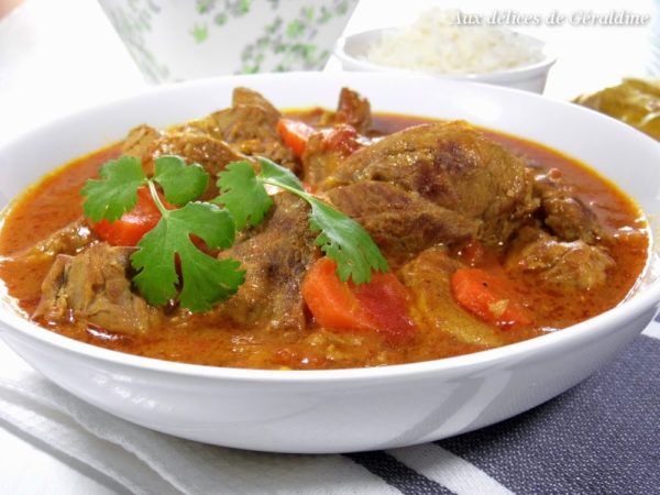 agneau curry